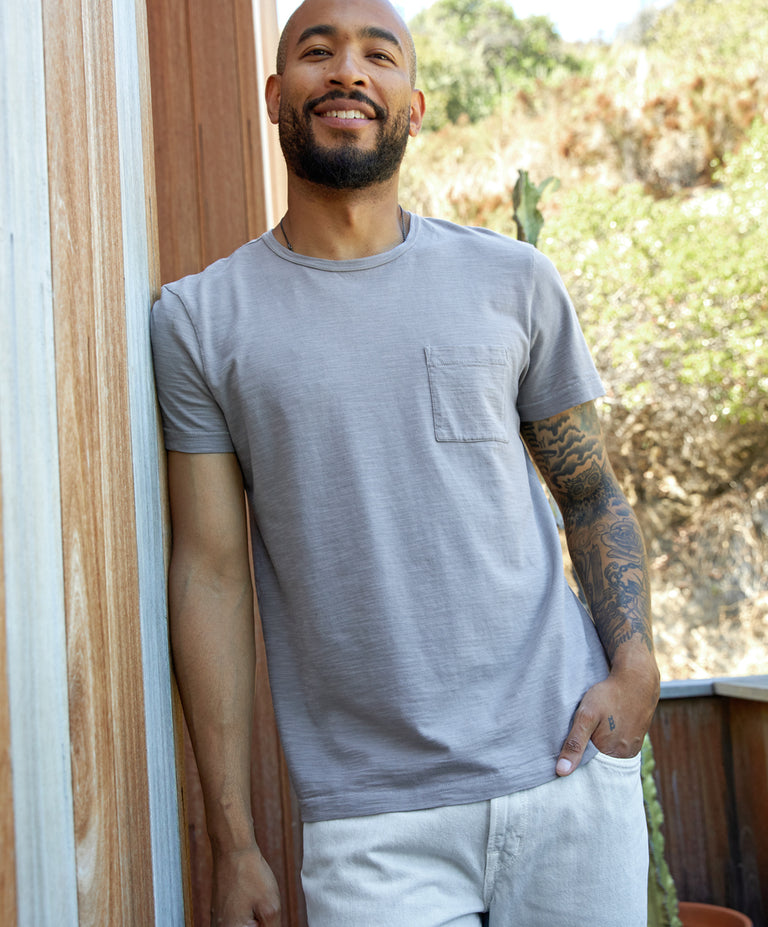 Saltwater Slub Pocket Tee | Men's Tees | Outerknown