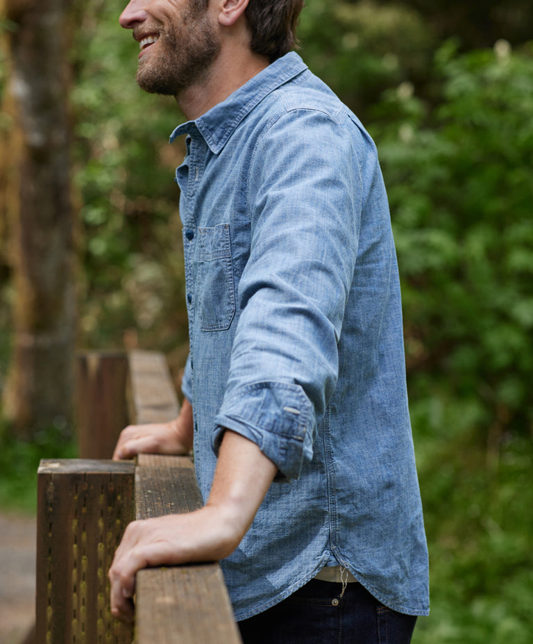 Chambray Utility Shirt | Men's Shirts | Outerknown