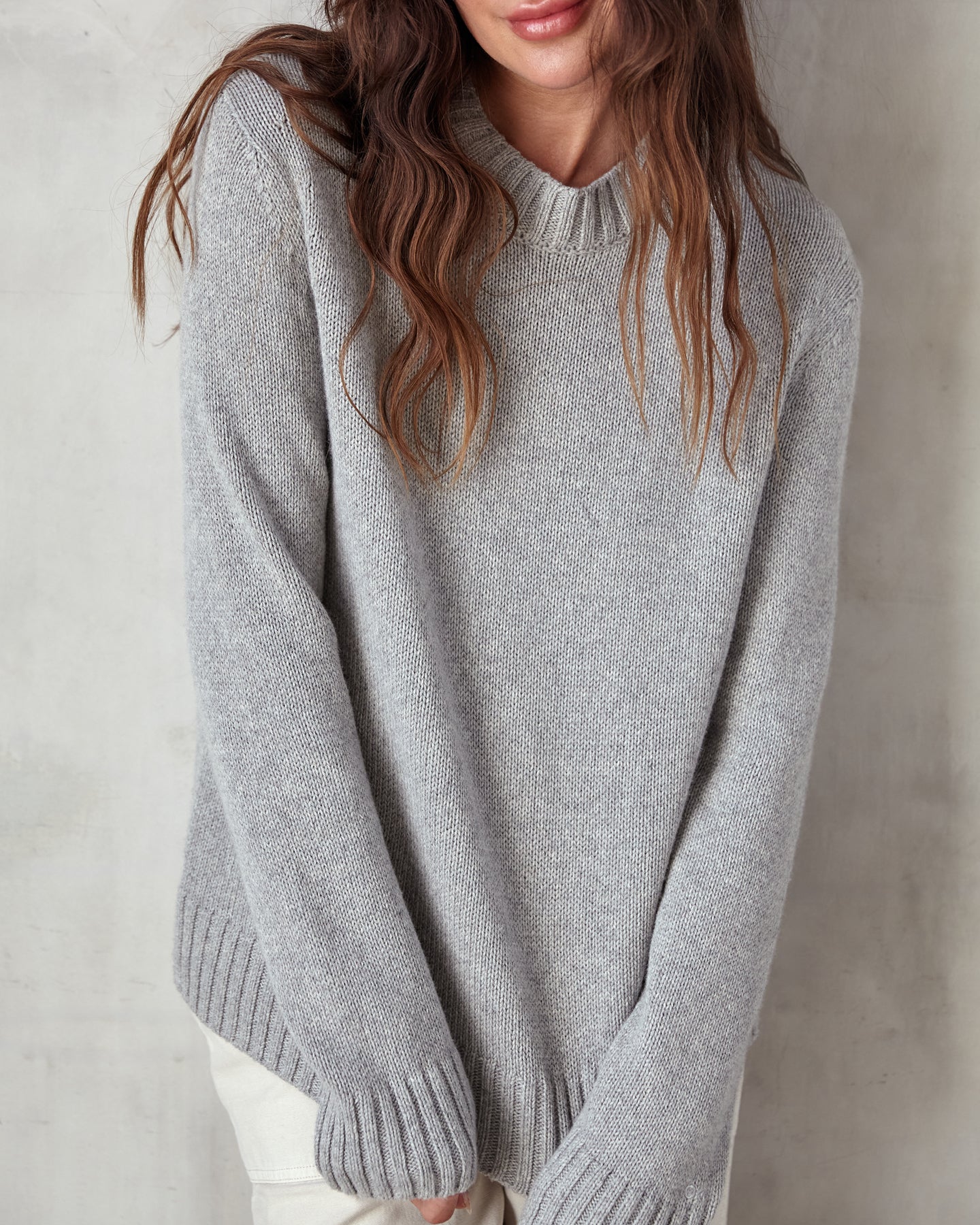 Grey sweater women online
